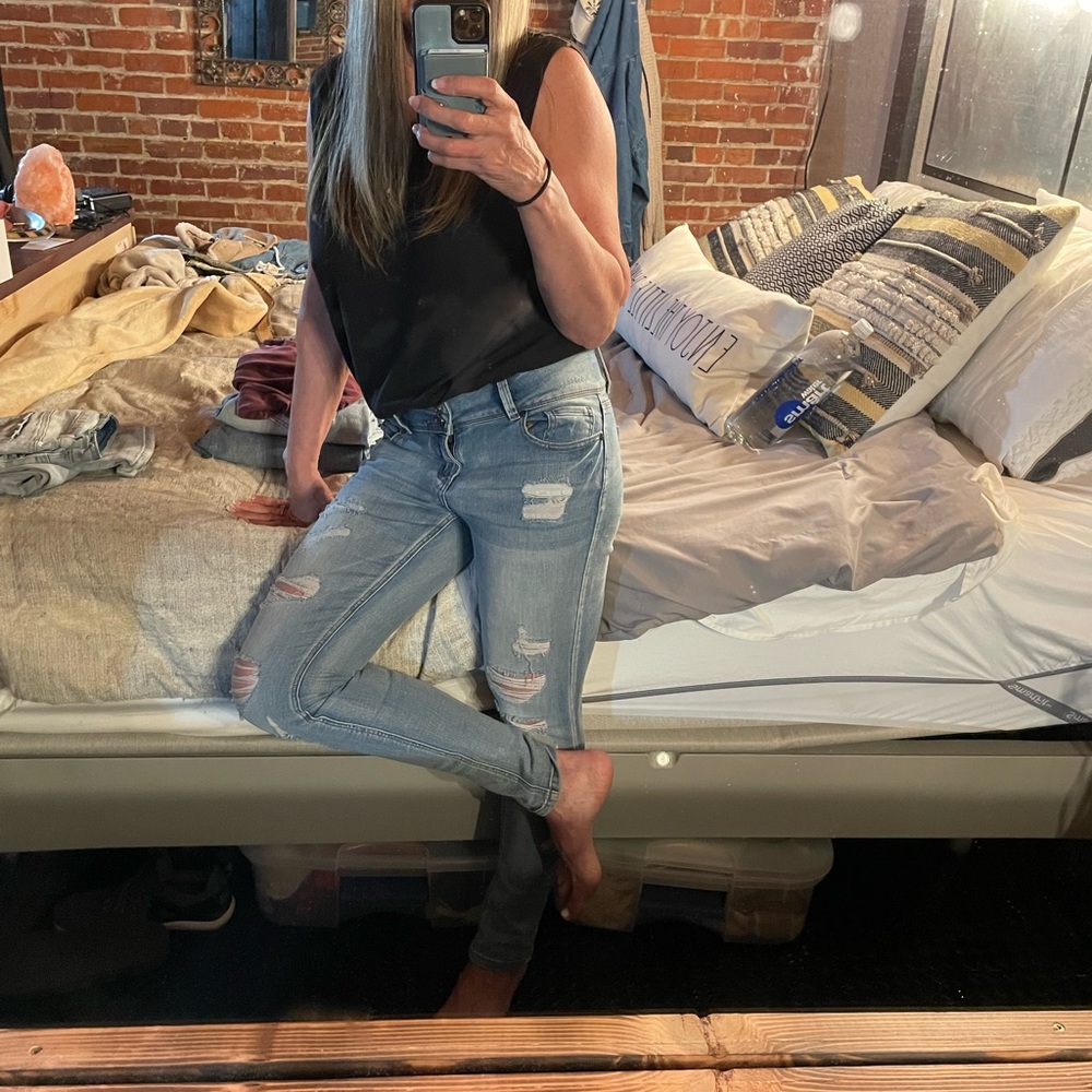 Wide waistband low rise size 11